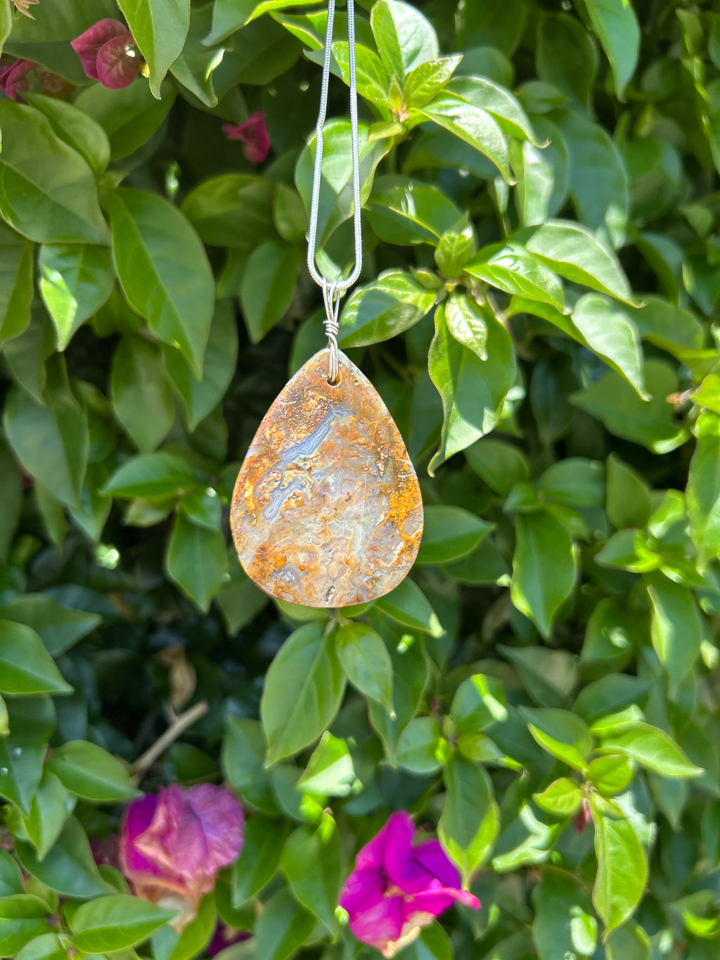 Golden Canyon Agate Pendant