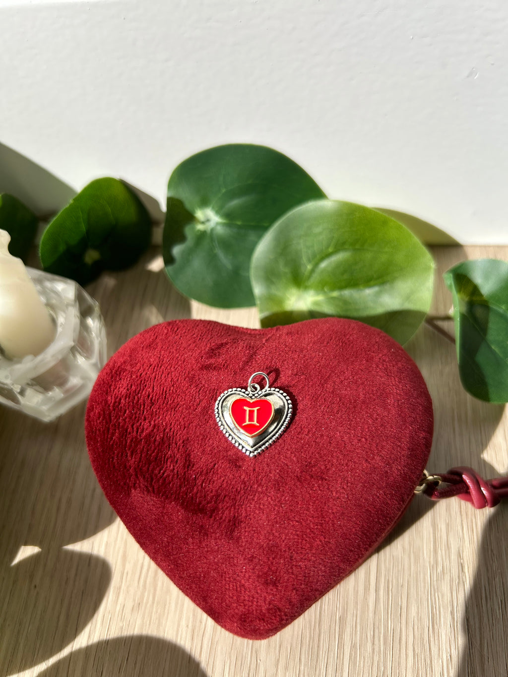 Gemini Sacred Heart Pendant