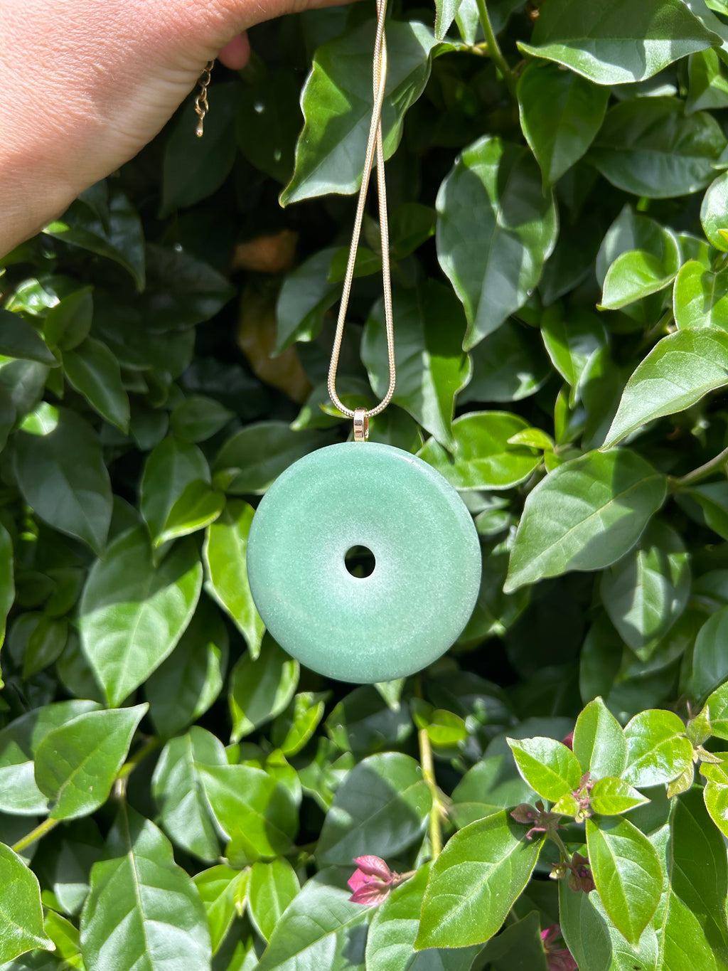 Jade Halo Pendant