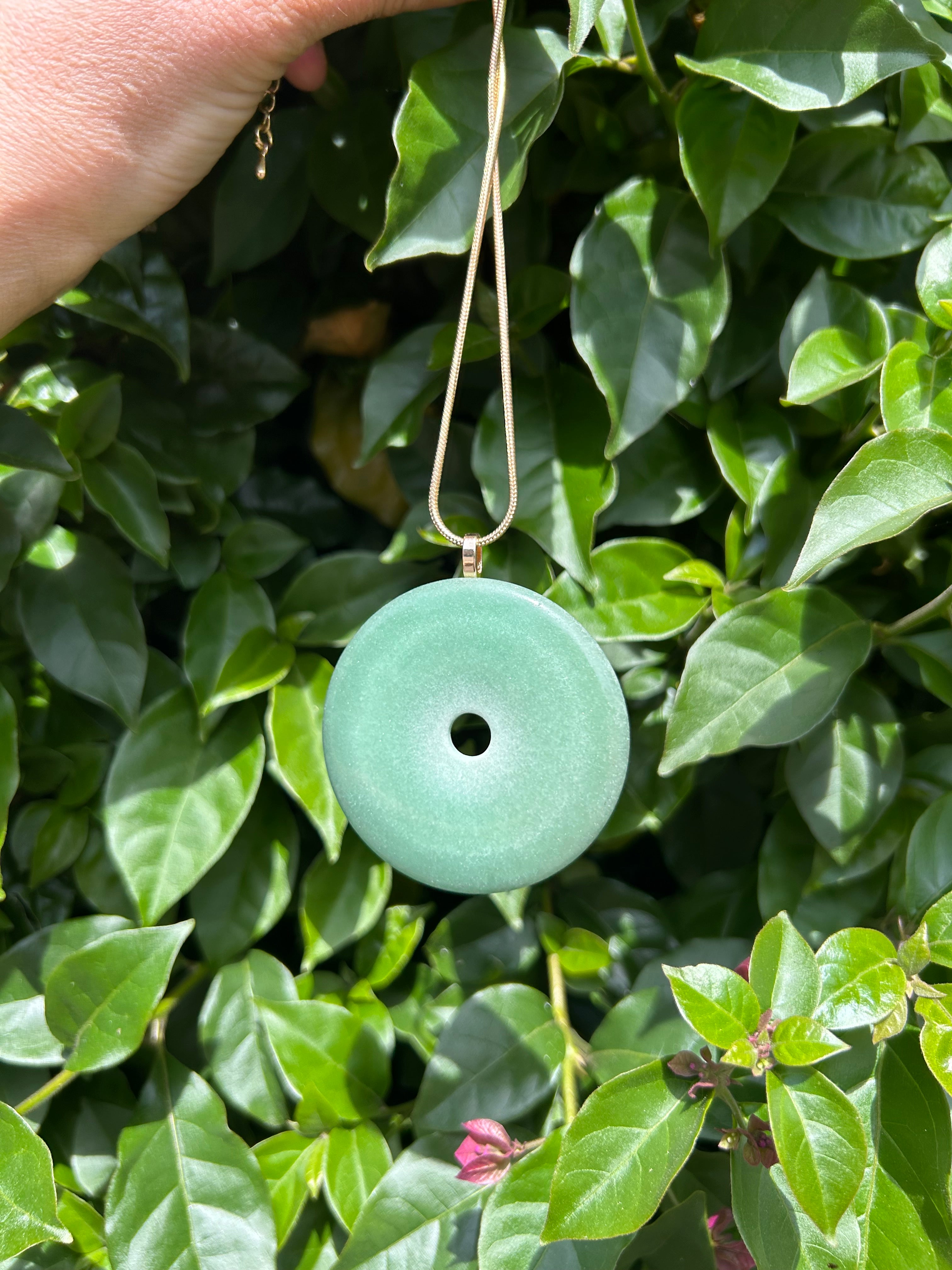 Jade Halo Pendant