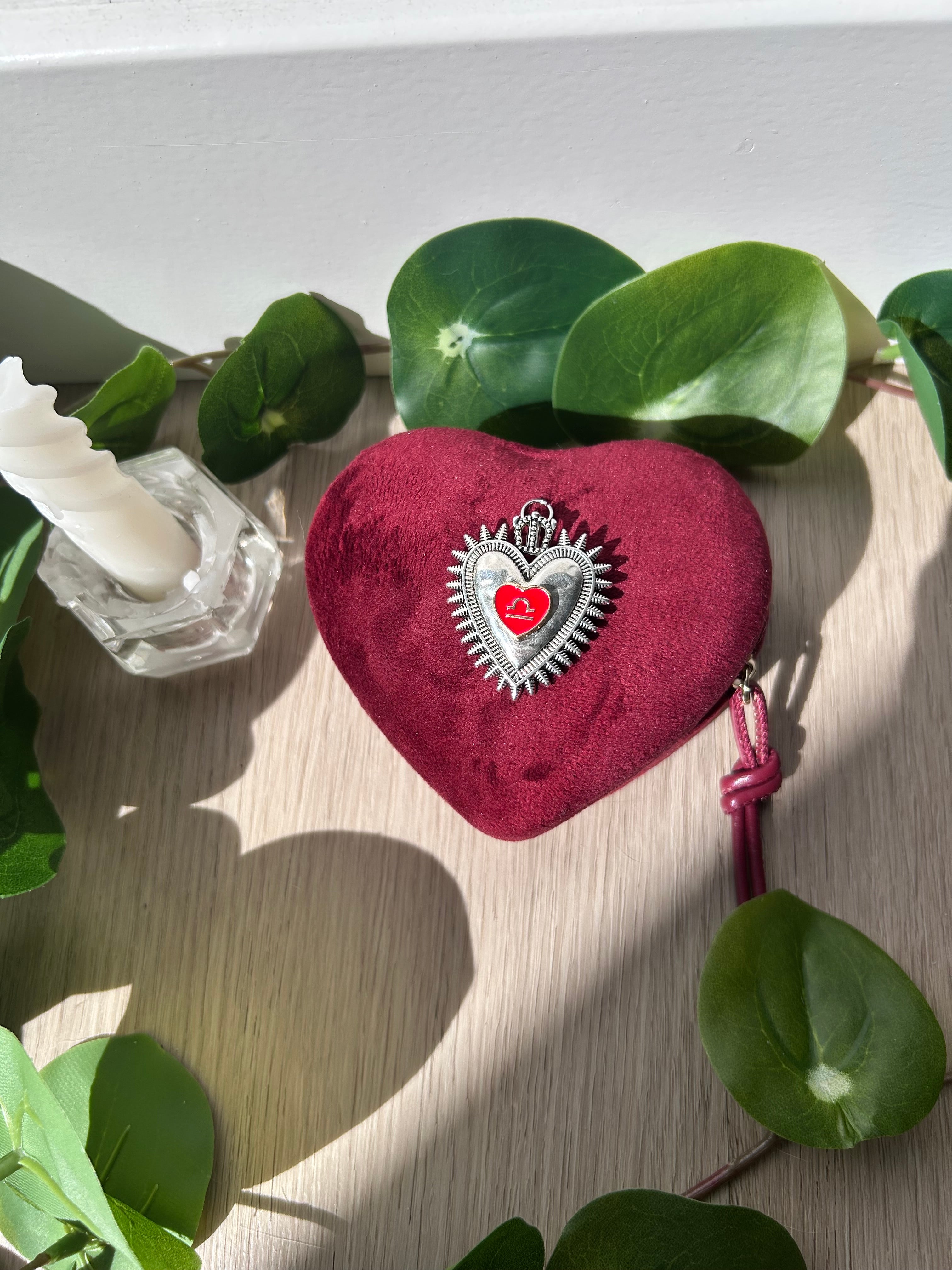 Libra Sacred Heart Pendant