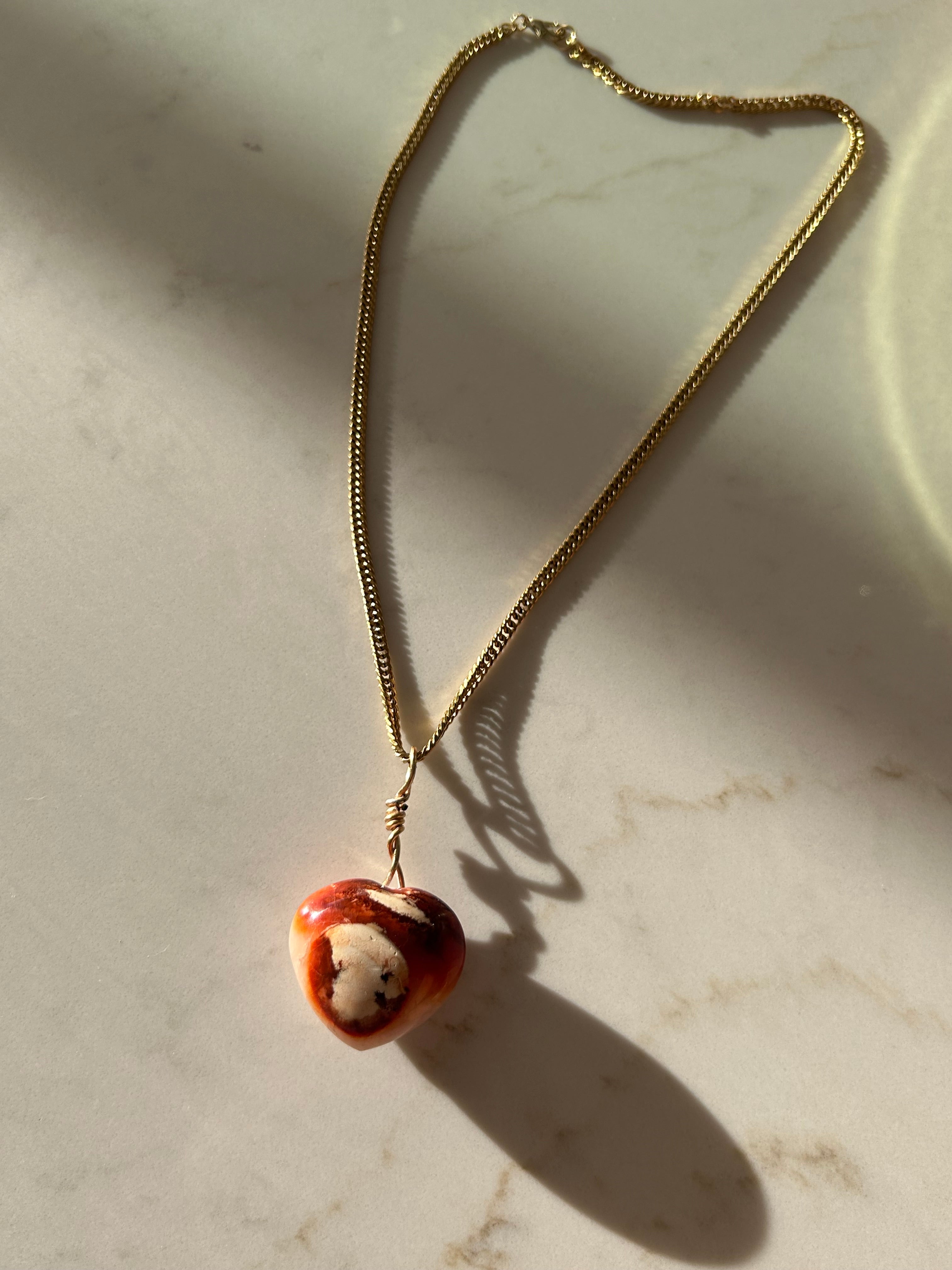 Ember Heart Carnelian Pendant