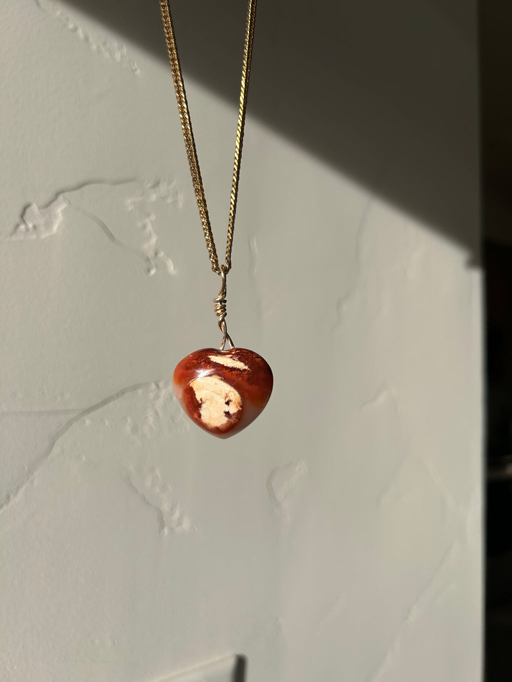 Ember Heart Carnelian Pendant