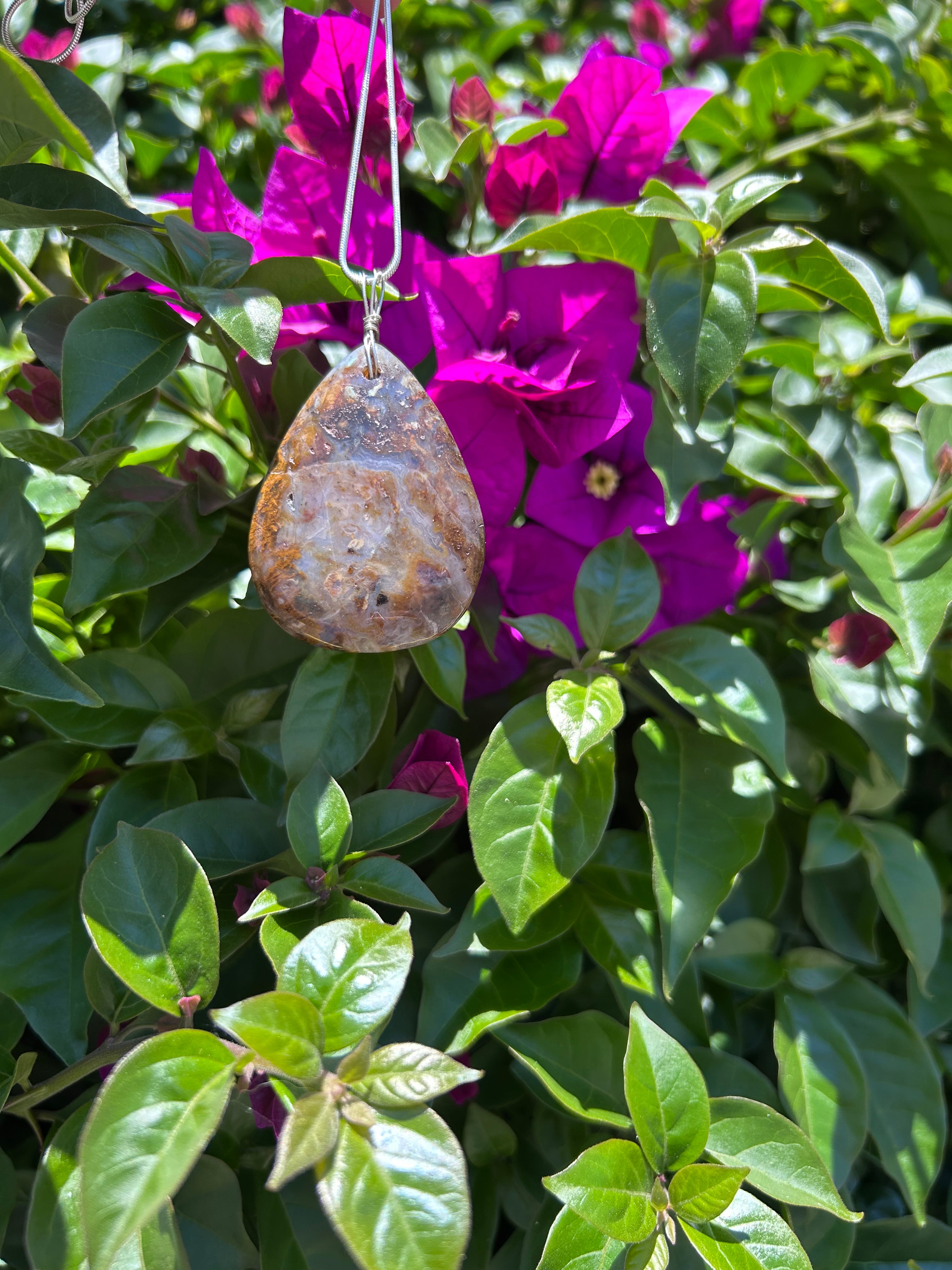 Golden Canyon Agate Pendant