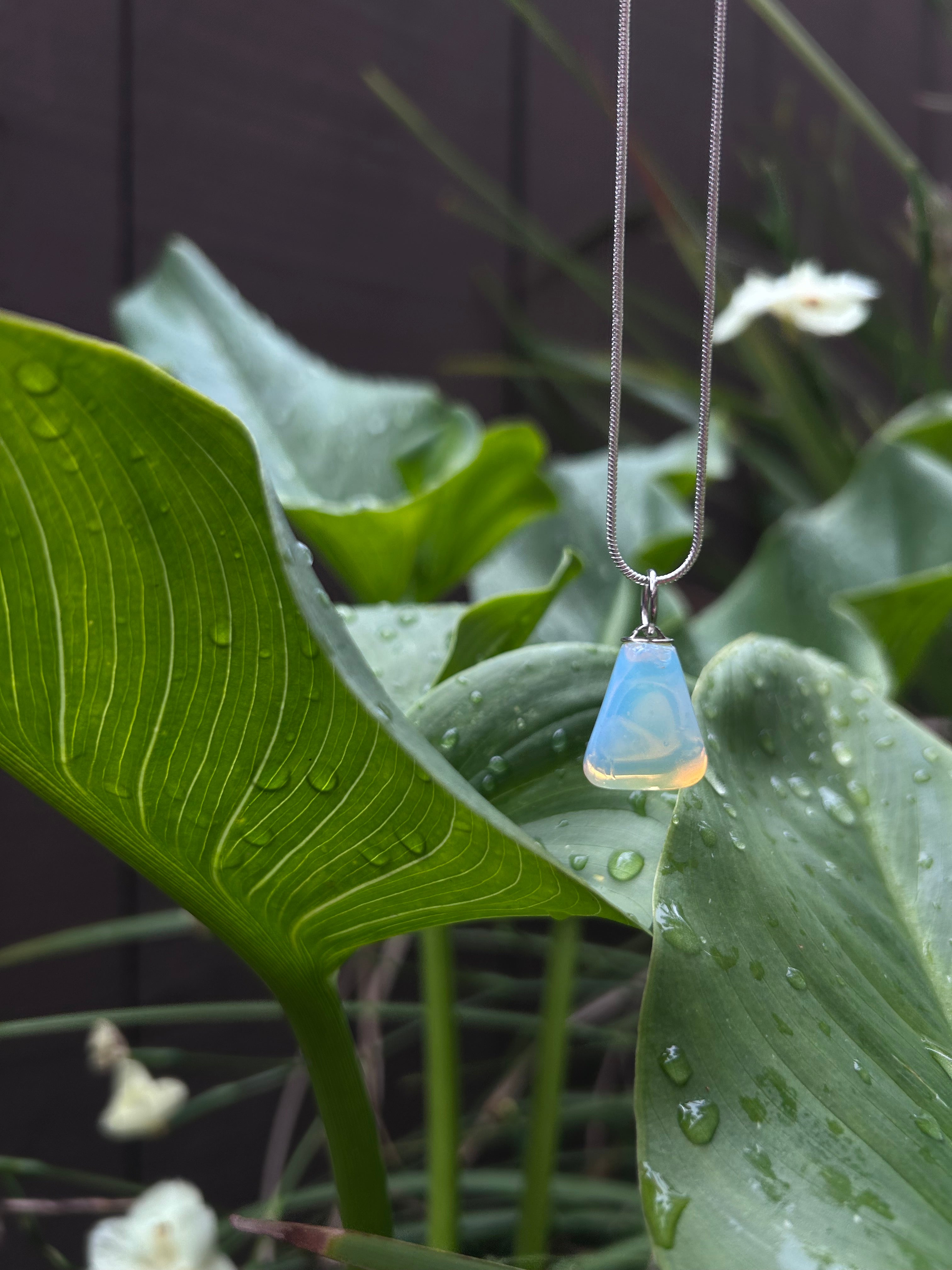 Opalite Glow Pendant
