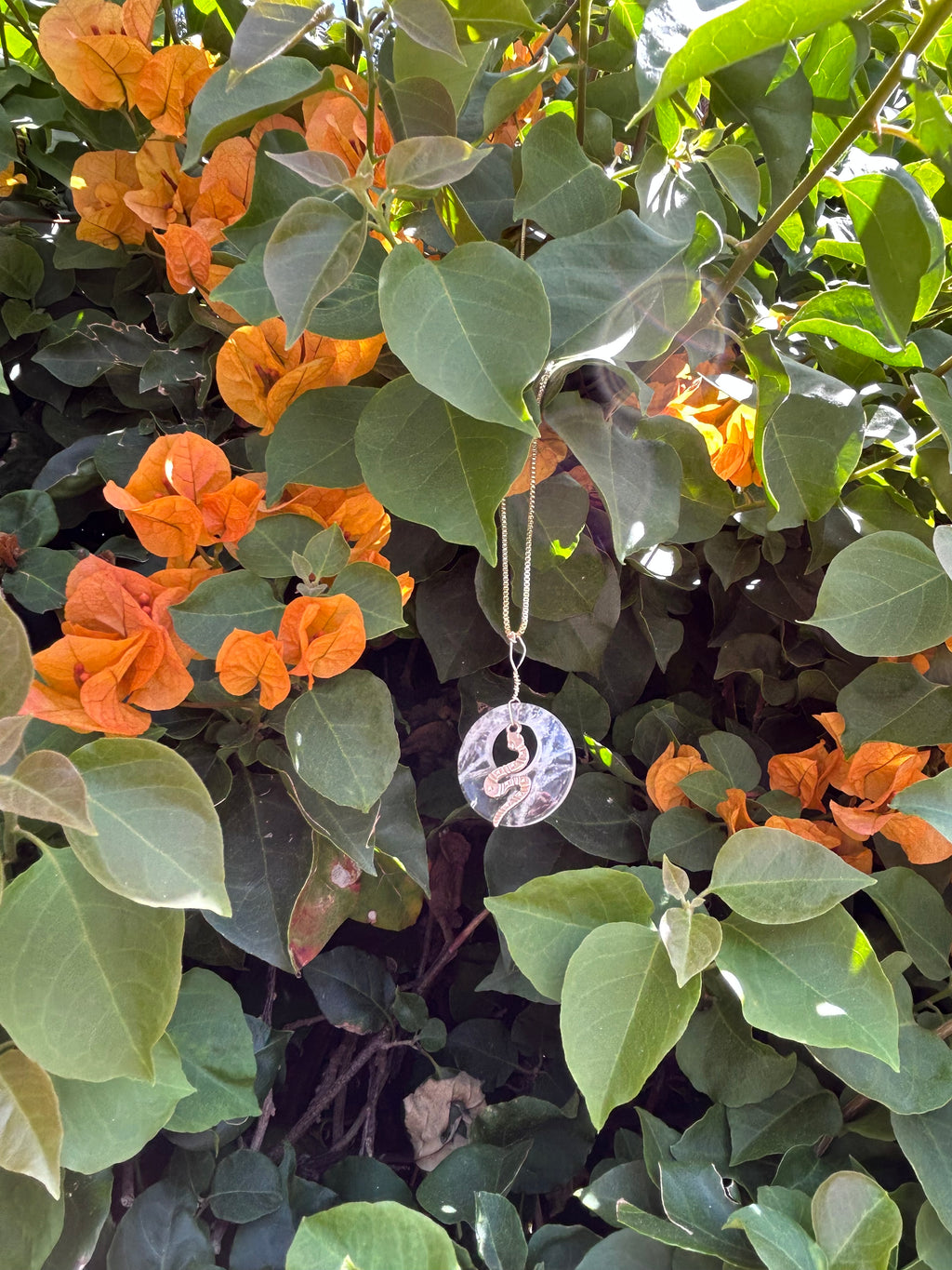 Mystic Serpent Clear Quartz Pendant