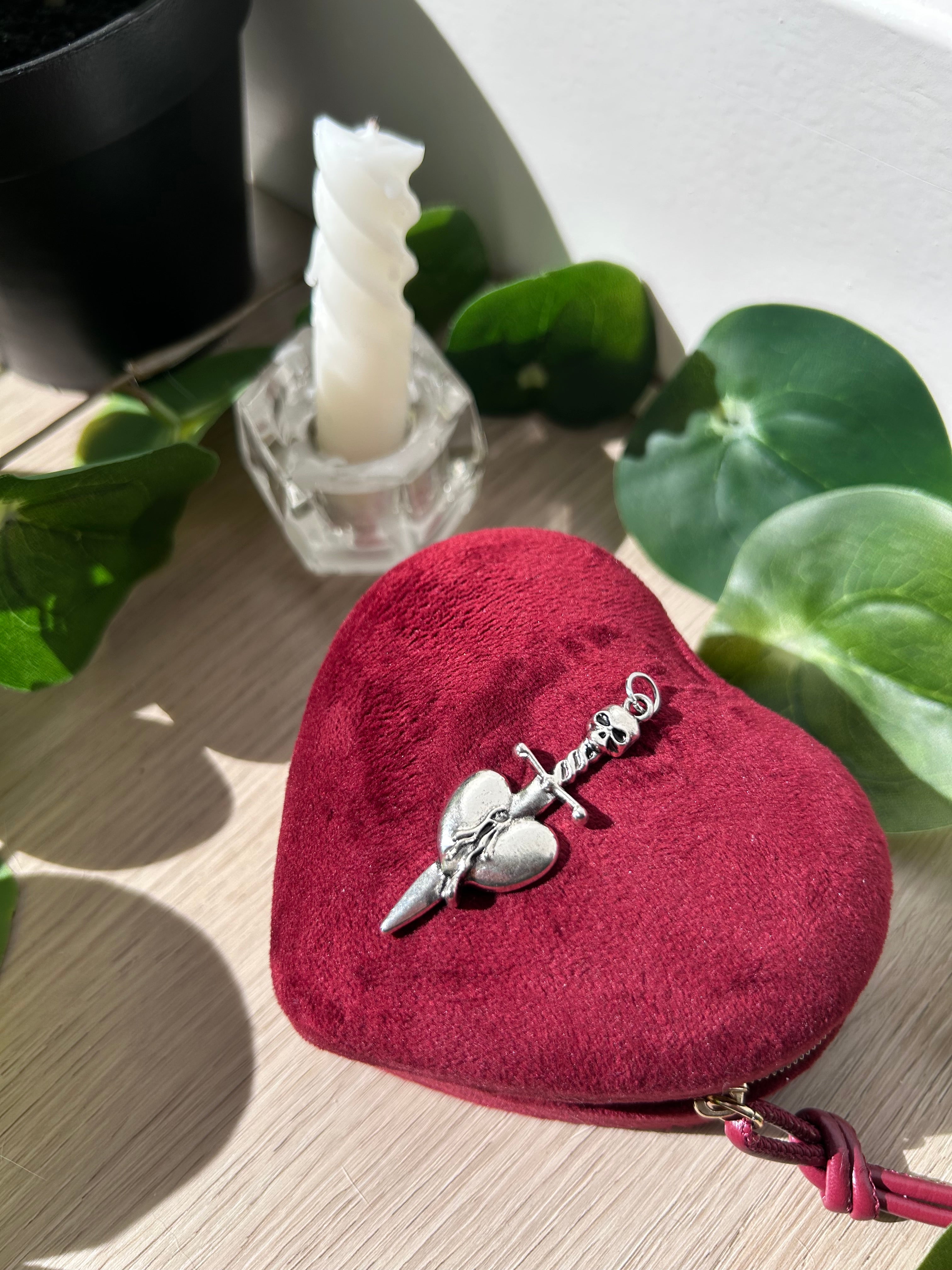 Dagger Through the Heart Pendant