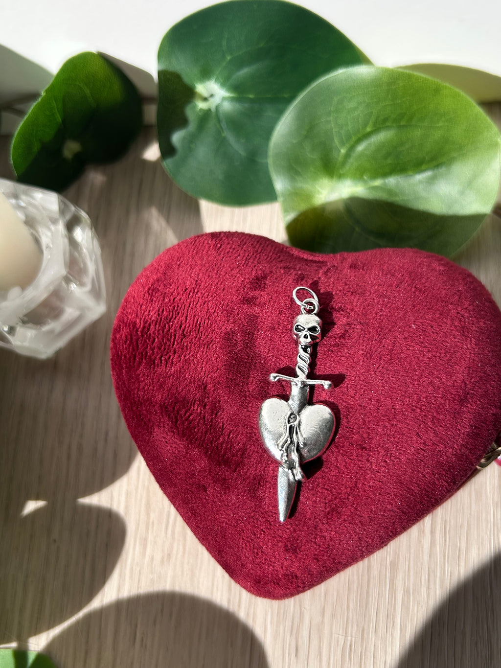 Dagger Through the Heart Pendant