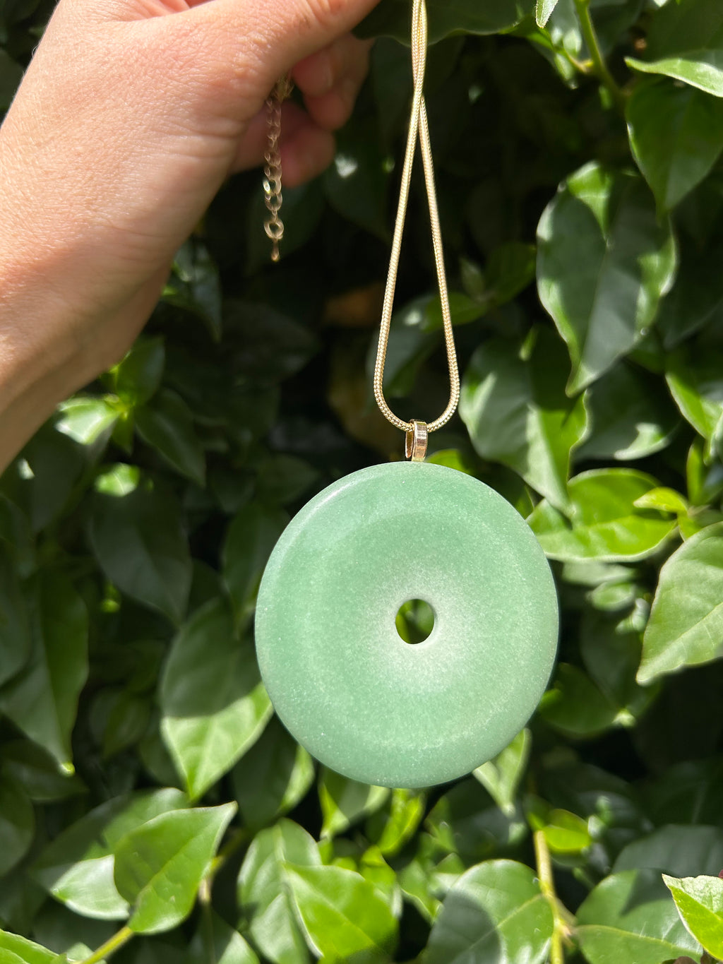 Jade Halo Pendant
