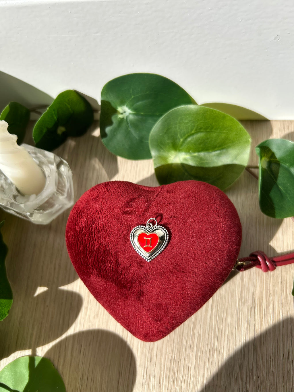 Gemini Sacred Heart Pendant