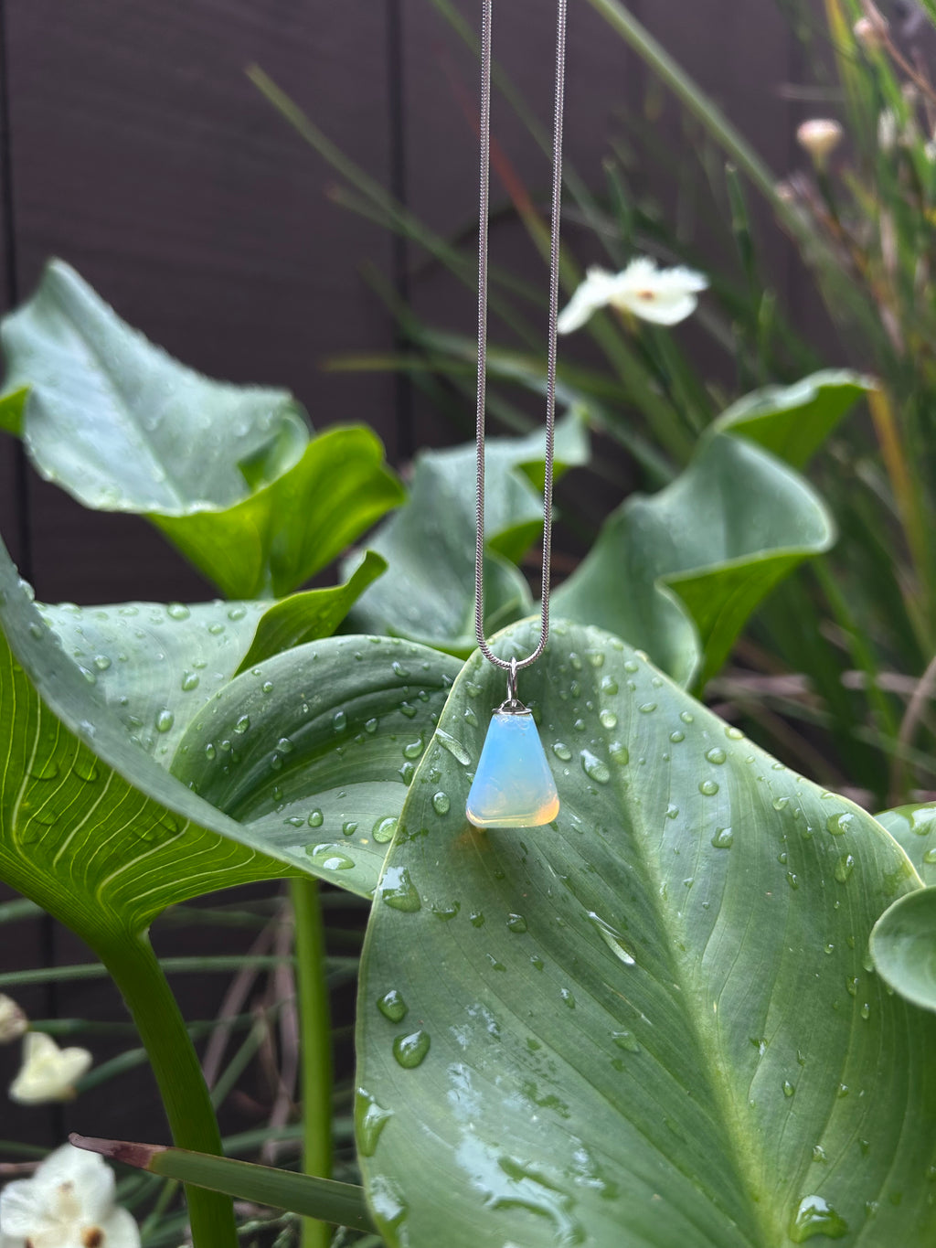 Opalite Glow Pendant