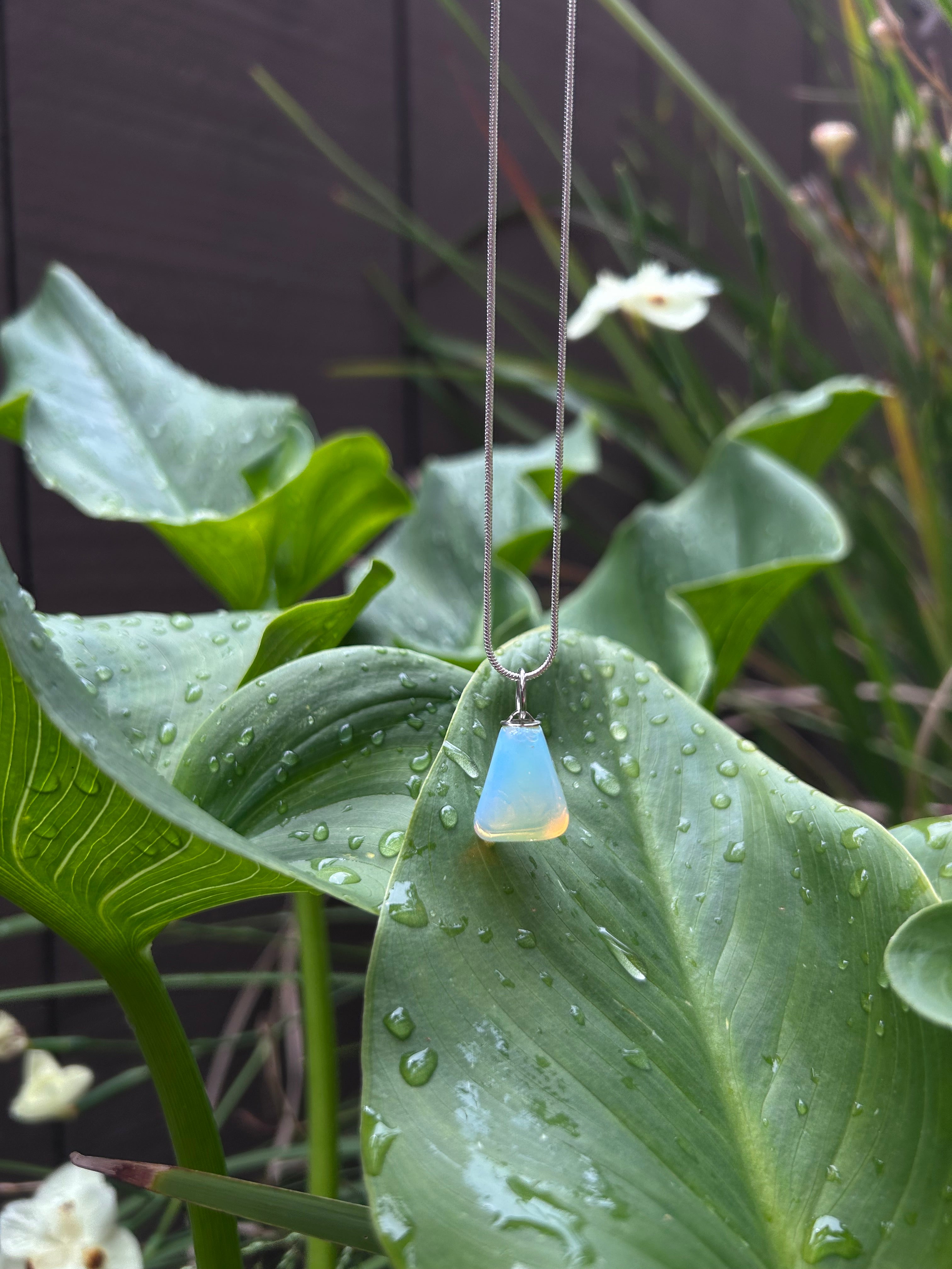 Opalite Glow Pendant