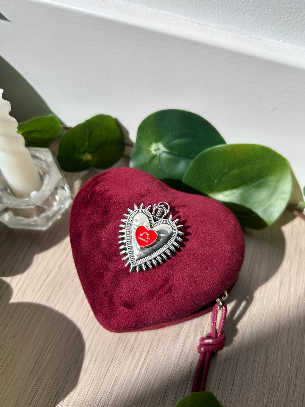 Libra Sacred Heart Pendant