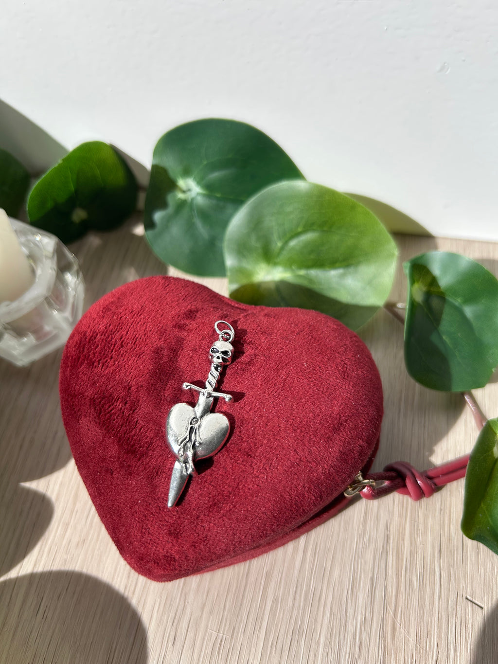 Dagger Through the Heart Pendant