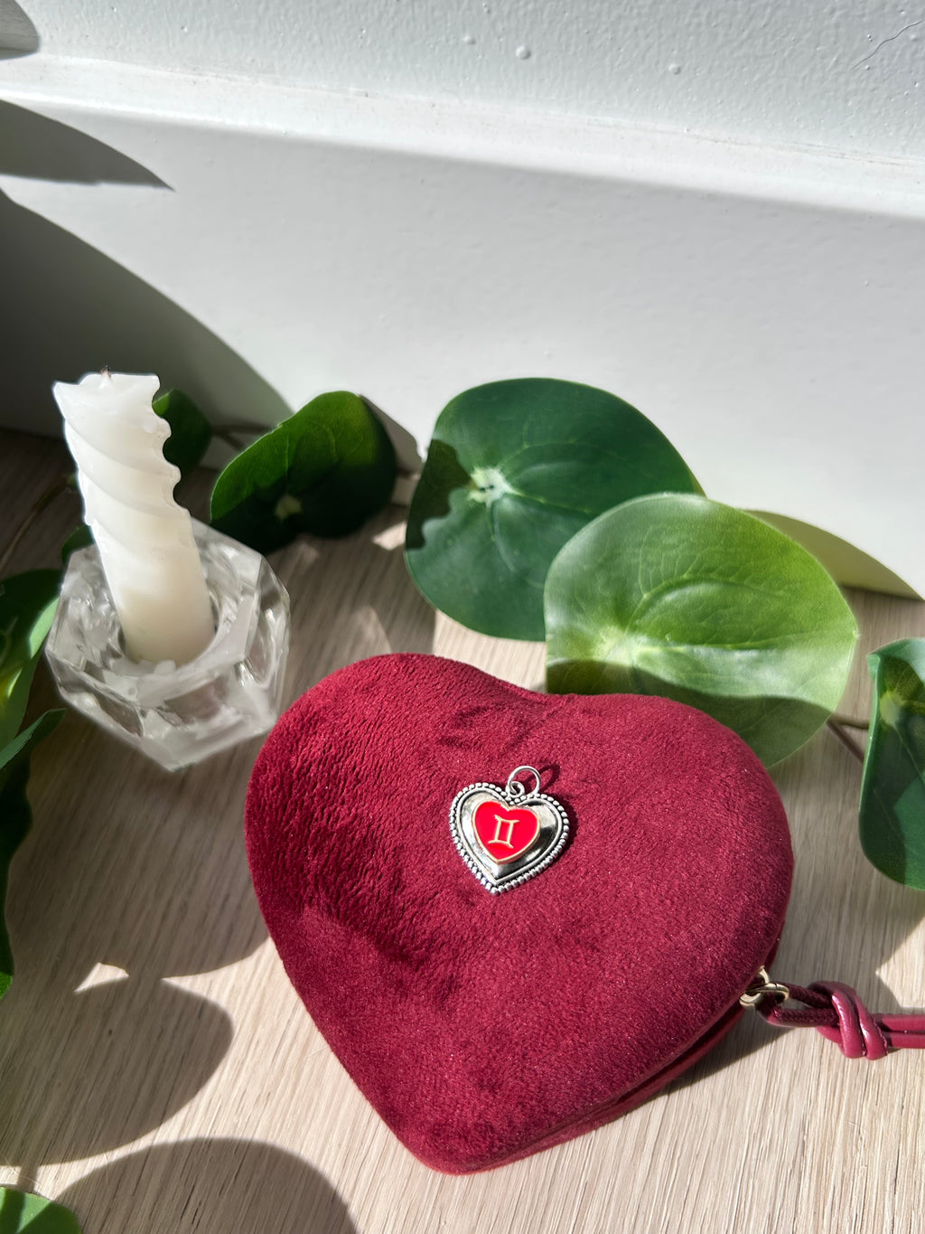Gemini Sacred Heart Pendant