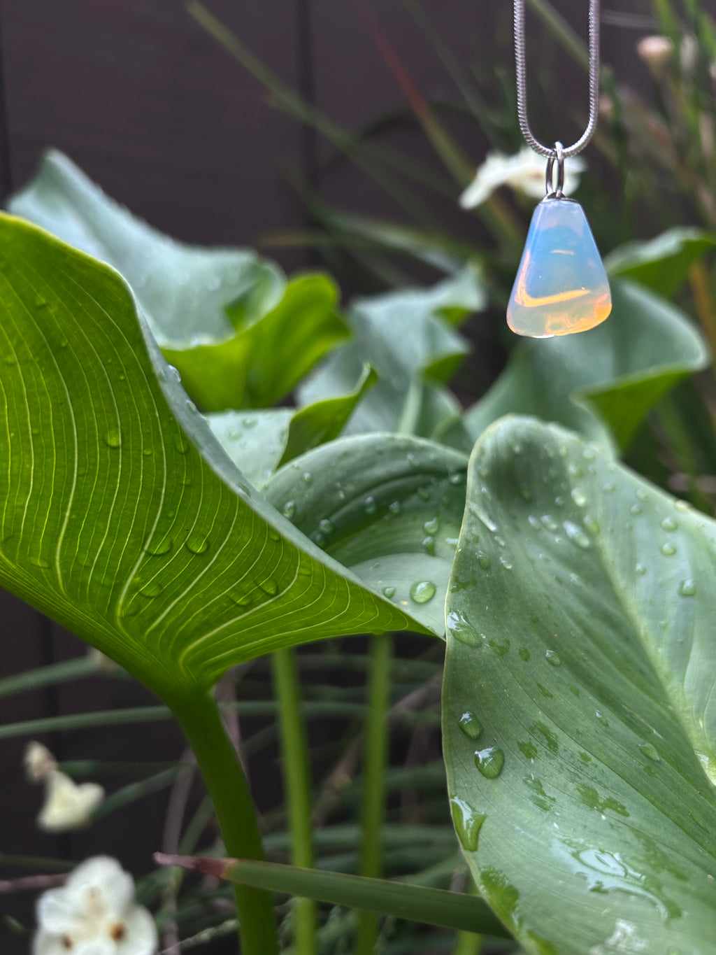 Opalite Glow Pendant