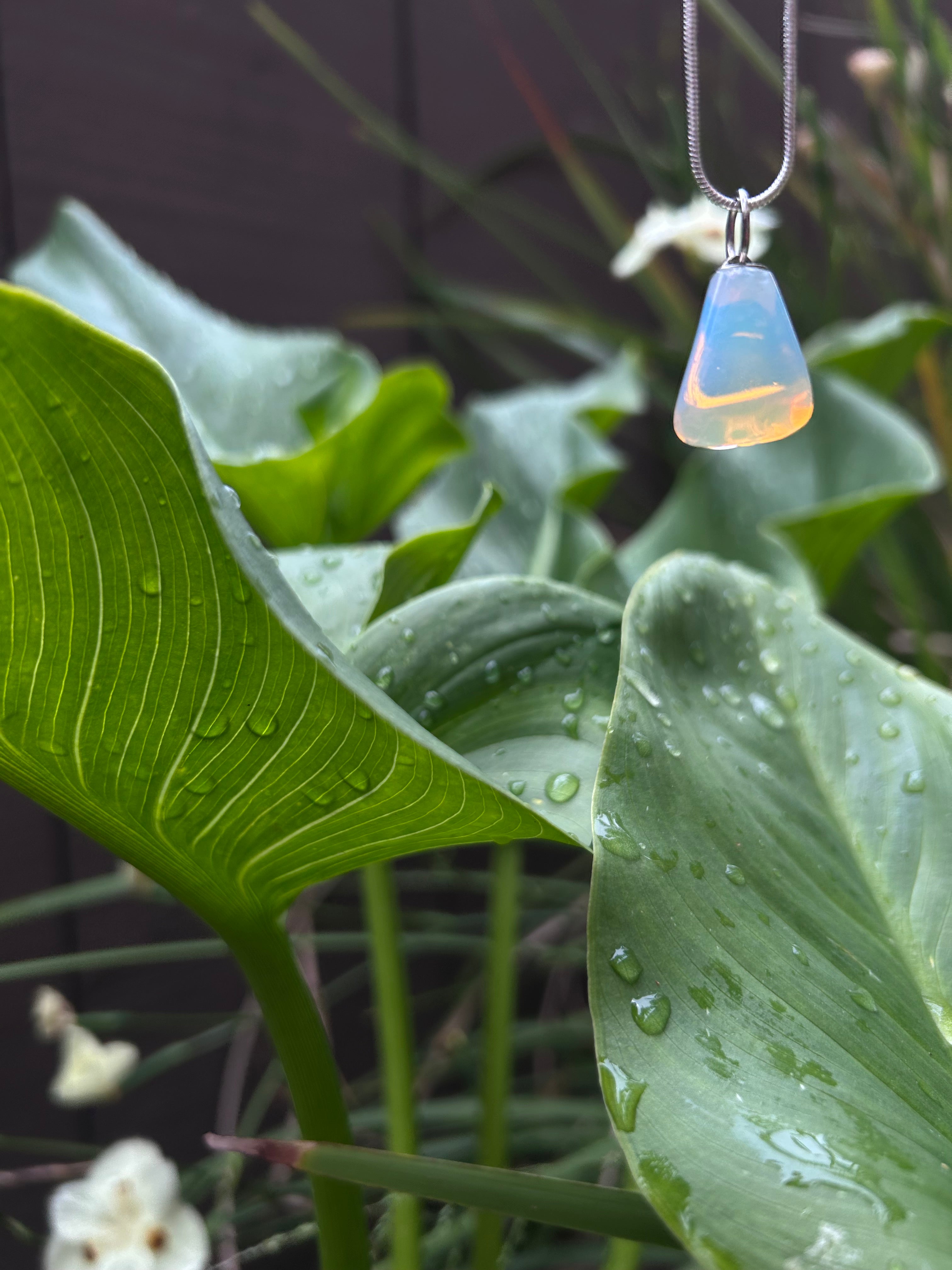 Opalite Glow Pendant