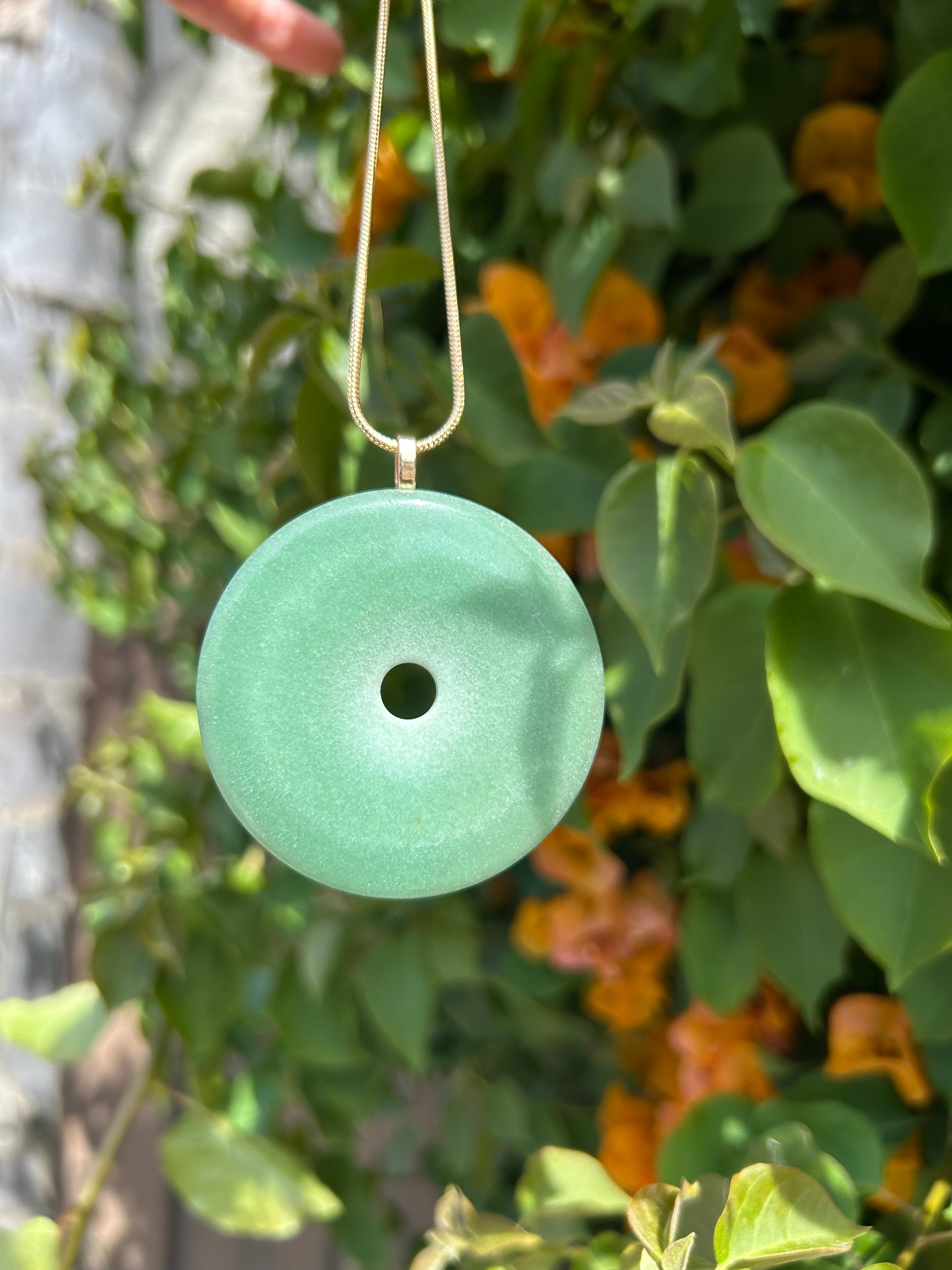 Jade Halo Pendant