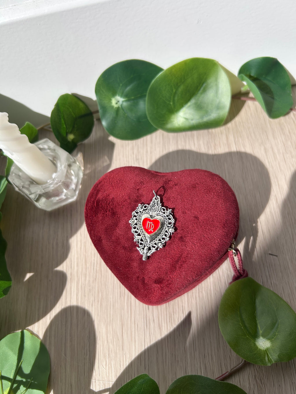 Virgo Sacred Heart Pendant