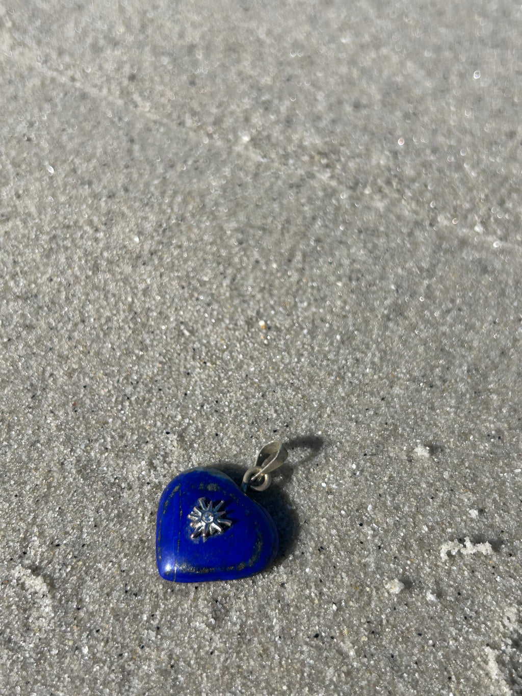 Celestial Heart Lapis Lazuli Pendant