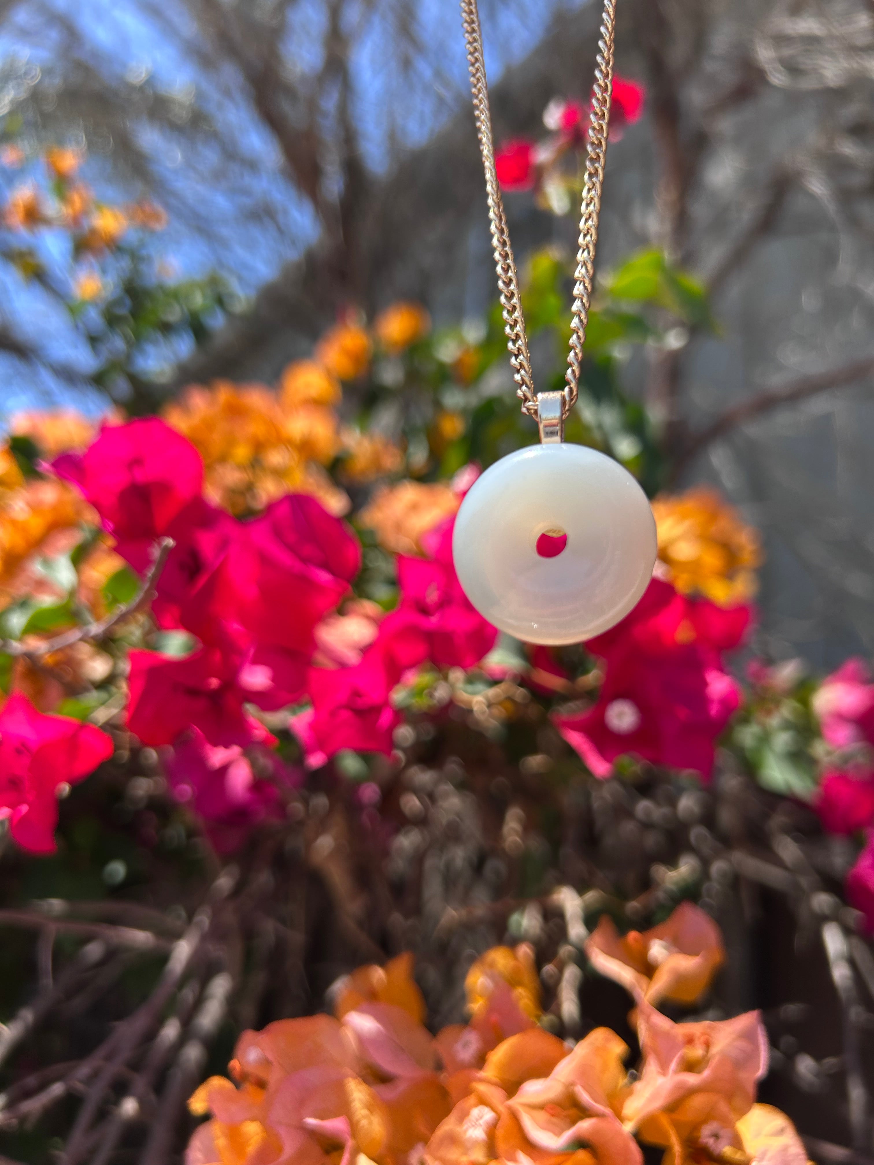 Halo Moonstone Pendant