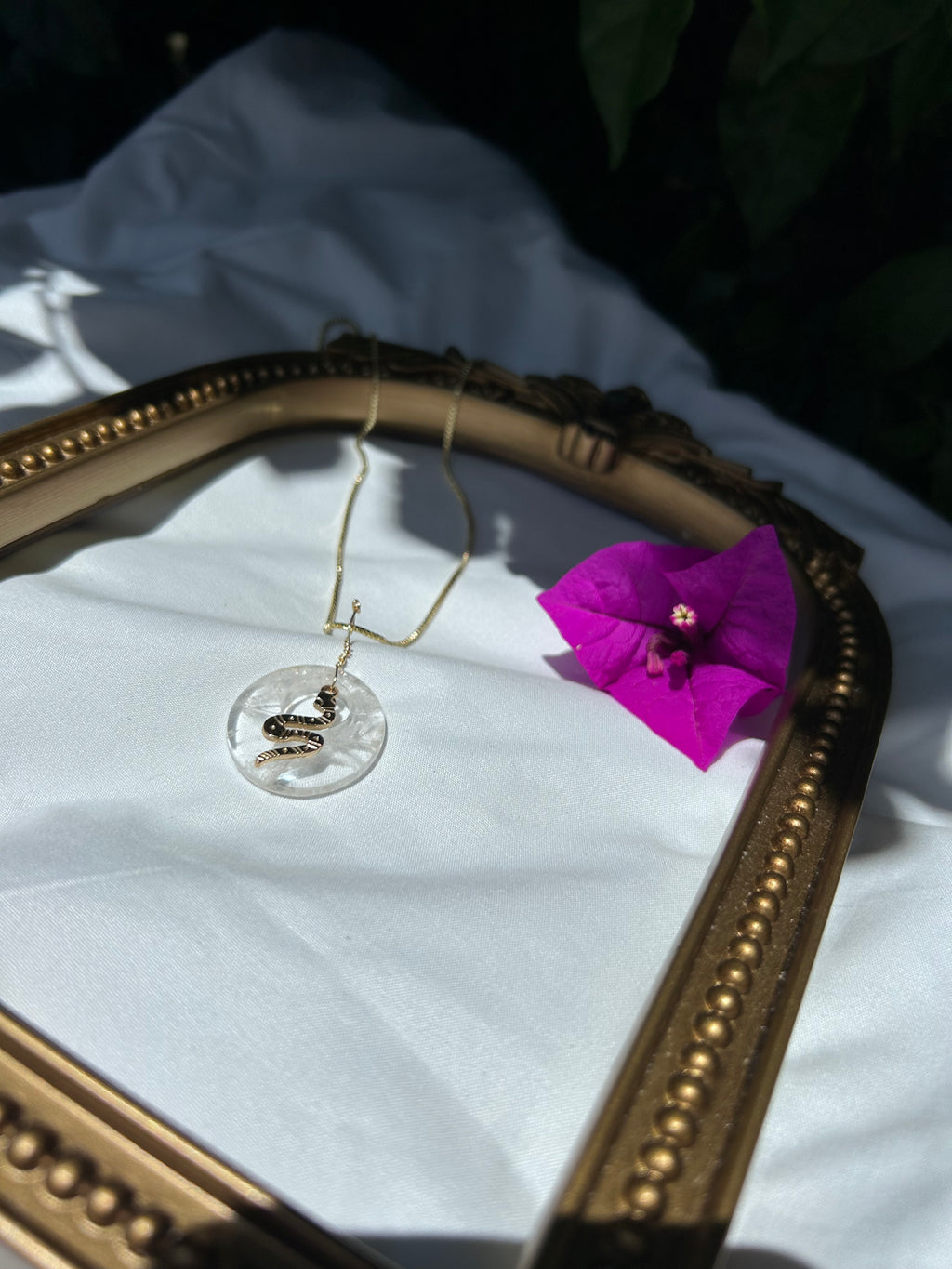 Mystic Serpent Clear Quartz Pendant