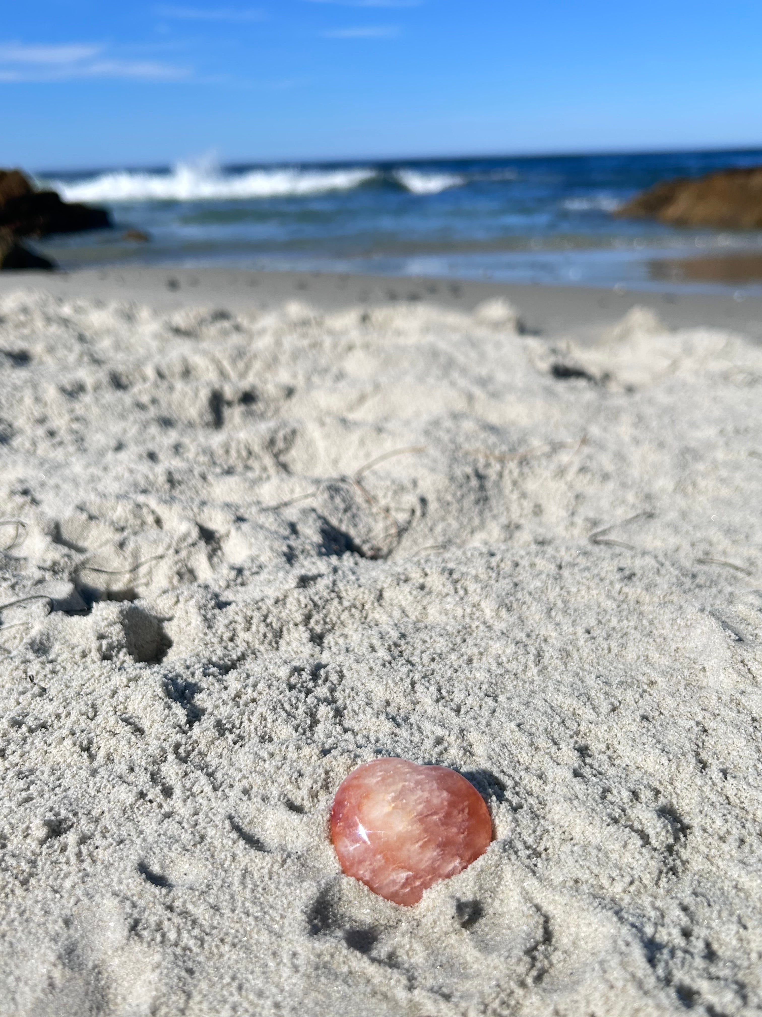 Rare Carnelian Heart- Bold Energy Stone 🧡