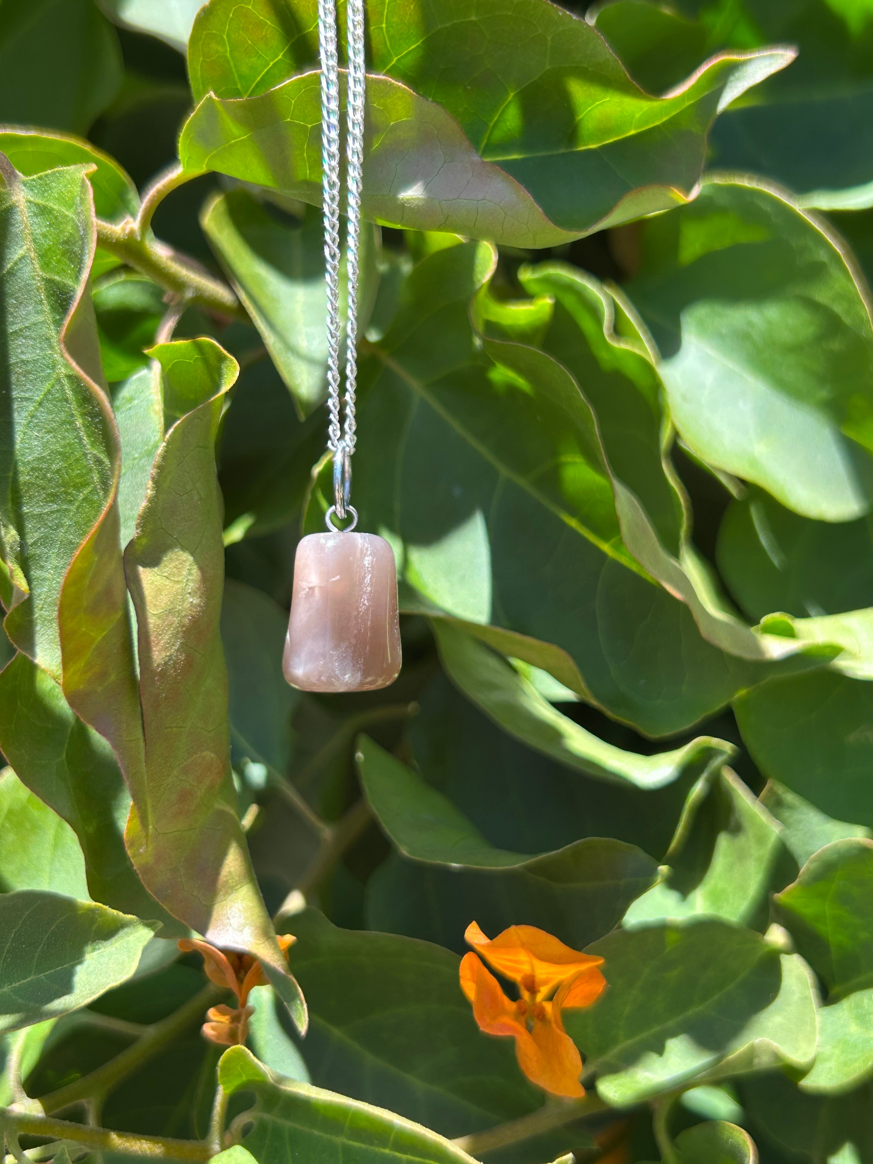 Blush Moonstone Pendant