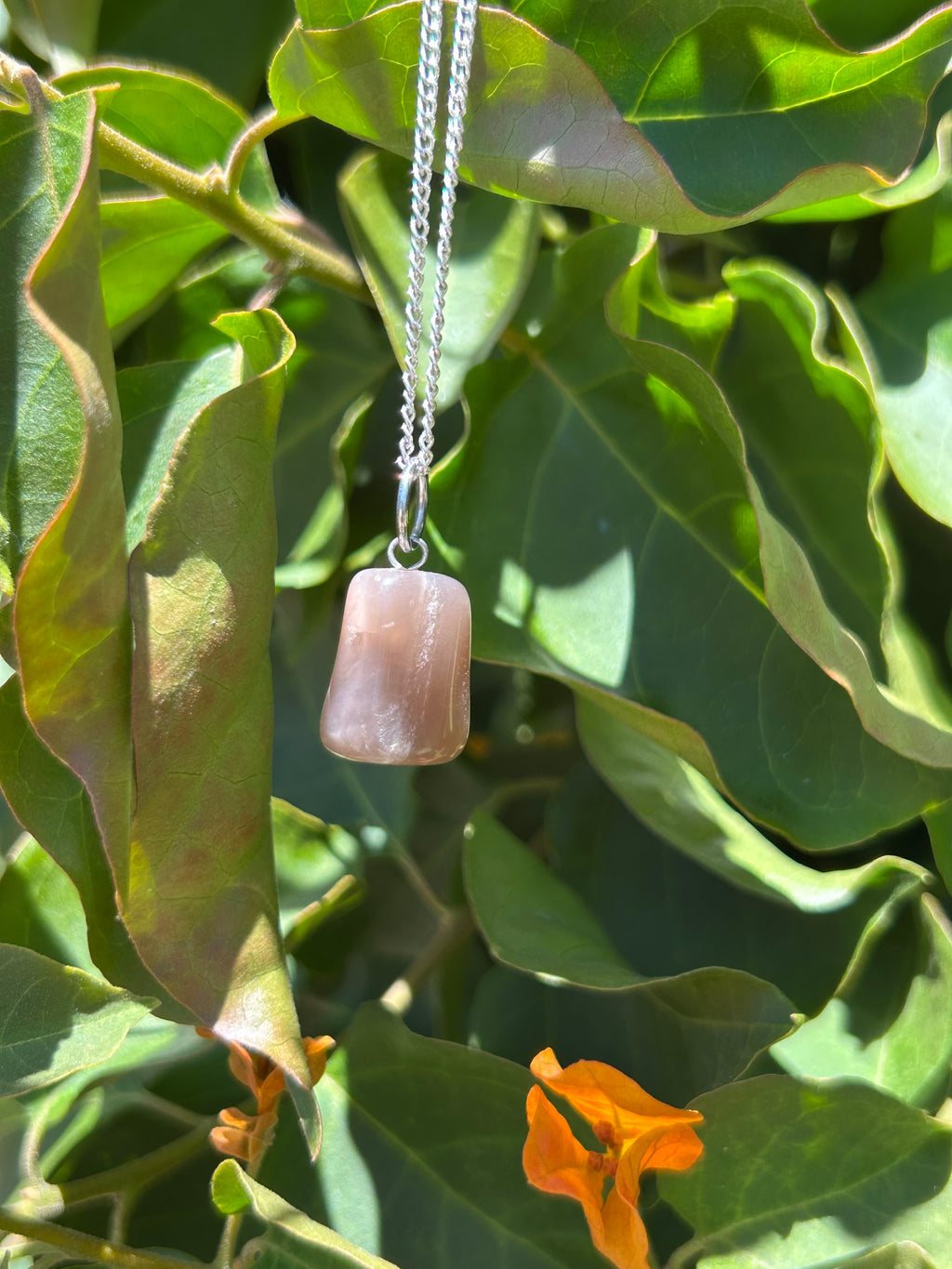 Blush Moonstone Pendant