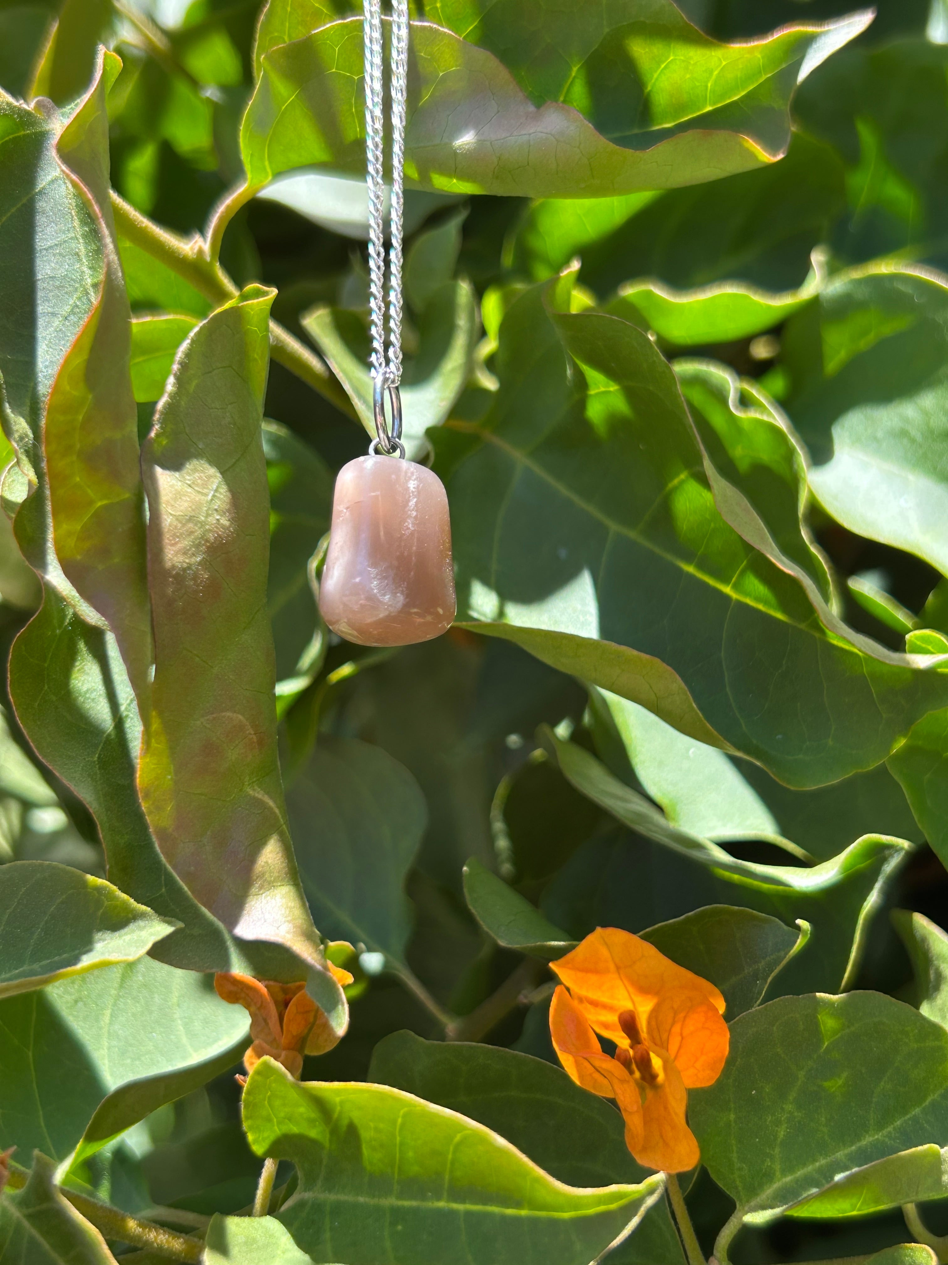 Blush Moonstone Pendant