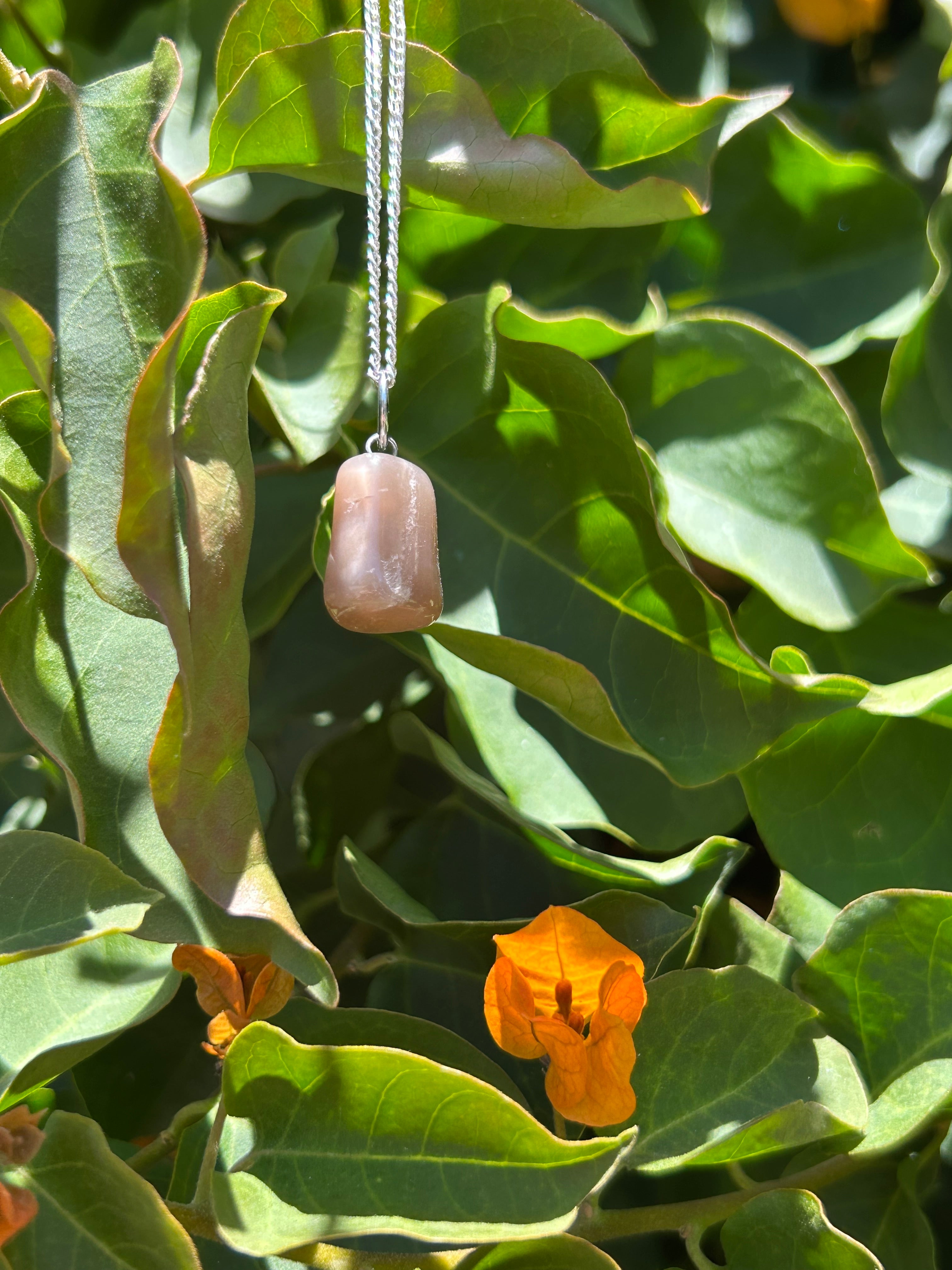 Blush Moonstone Pendant