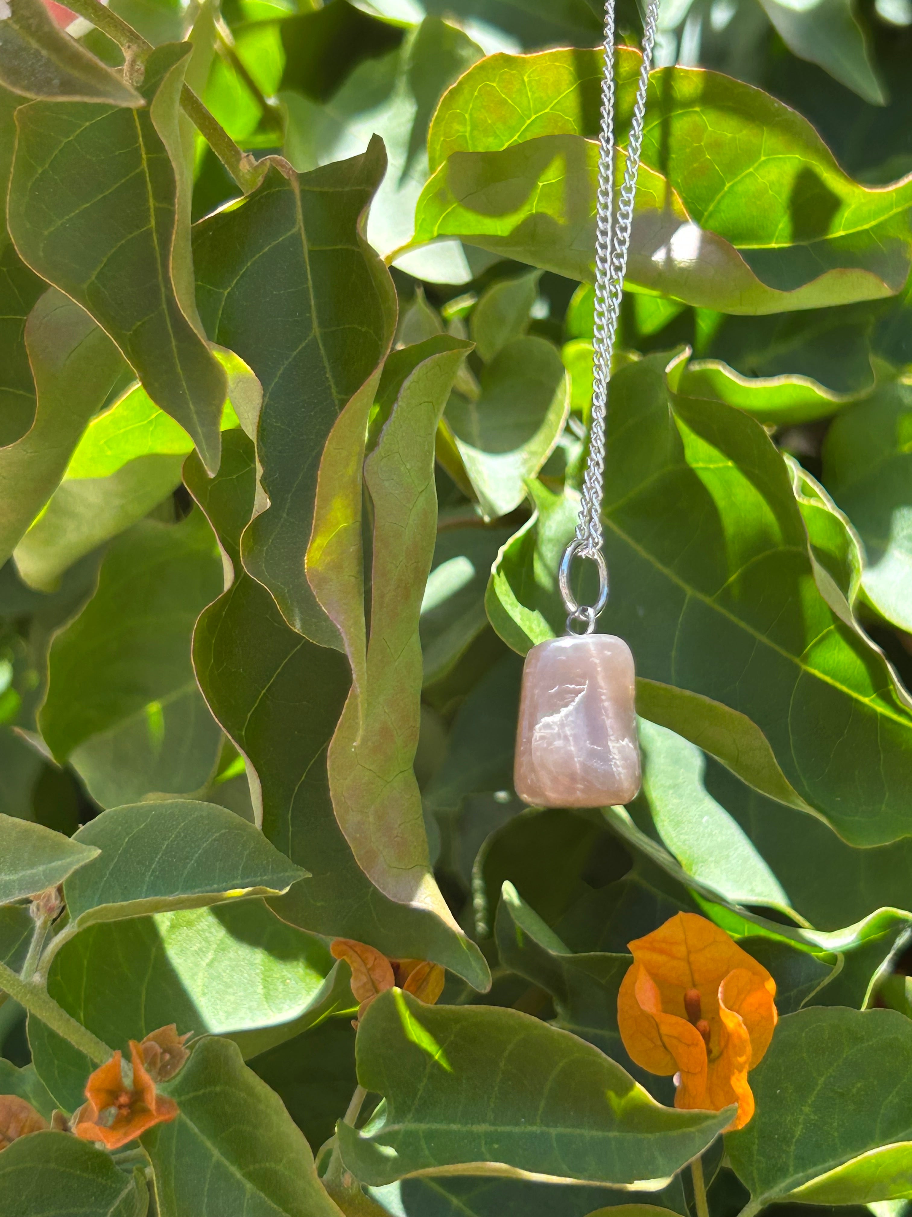Blush Moonstone Pendant